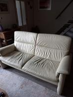 Gratis: leren bank, 2 1/2 zits, Huis en Inrichting, Ophalen, Gebruikt, 150 tot 200 cm, Tweepersoons