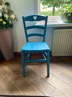 Stoelen blauw, Huis en Inrichting, Ophalen, Blauw, Zo goed als nieuw, Vier