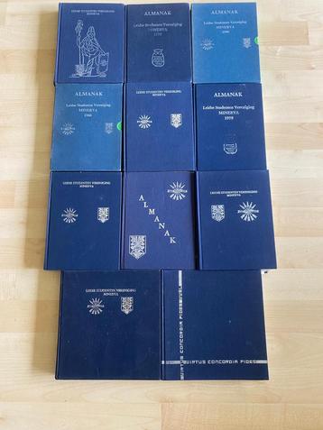 Minerva Leiden almanakken en andere publicaties, groot lot beschikbaar voor biedingen
