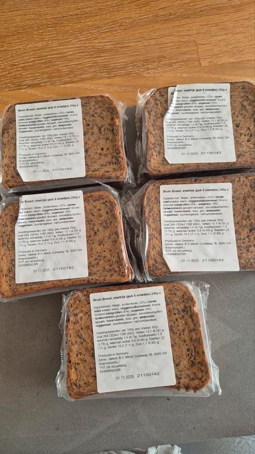 Novashops Bruin Brood eiwitrijk, Diversen, Levensmiddelen, Ophalen of Verzenden