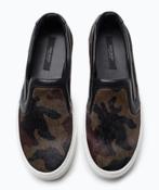 ZARA camouflage leren sneaker slip on instapper maat 39, Kleding | Dames, Schoenen, Zara, Nieuw, Ophalen of Verzenden, Sneakers of Gympen
