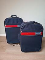 Kofferset, handbagage trolley en bijpassende koffer, 50 tot 60 cm, Zo goed als nieuw, 35 tot 45 cm, Wieltjes