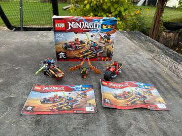 LEGO Ninjago 70600 – Ninja Bike Chase | Met doos & boekjes beschikbaar voor biedingen
