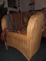Rieten / rotan stoel, Huis en Inrichting, Fauteuils, Ophalen, Gebruikt, Minder dan 75 cm, 50 tot 75 cm