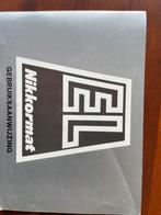 Nikkormat EL Gebruiksaanwijzing - Zeer Mooie Staat, Ophalen of Verzenden, Zo goed als nieuw, Spiegelreflex, Nikon