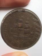 1 penny Zuid-Afrika 1940 — George VI — met ruitje  — XF+++, Postzegels en Munten, Munten | Afrika, Ophalen of Verzenden, Zuid-Afrika