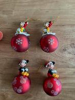 Kerstballen van Mickey mouse, 13 stuks, Mickey Mouse, Ophalen of Verzenden, Zo goed als nieuw, Beeldje of Figuurtje