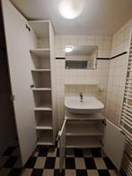Badkamer meubels compleet (wastafelkast en kolomkast), Ophalen of Verzenden, 25 tot 50 cm, (Half)hoge kast