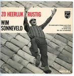 E.P.- Zo heerlijk Rustig- van Wim Sonneveld uit 1962 ***, Ophalen of Verzenden, Gebruikt, Overige formaten, Levenslied of Smartlap
