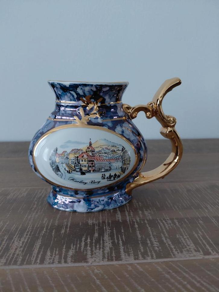 Kuur beker Karlovy Vary porselein., Antiek en Kunst, Antiek | Porselein, Ophalen of Verzenden