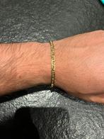 Prachtige 18 karaats heren armband schakels, Ophalen of Verzenden, Zo goed als nieuw, Goud