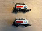 Lima H0 Tankwagons Esso 1/87, Gebruikt, Gelijkstroom, Wagon, Ophalen of Verzenden