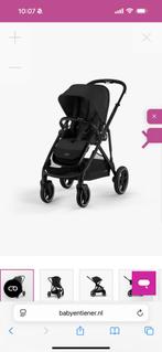 Cybex Gazelle S Kinderwagen - Moon Black, Gebruikt, Duowagen, Ophalen of Verzenden, Kinderwagen