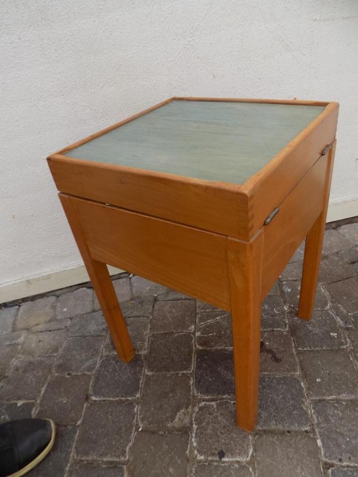 Haagse school Kruk/opbergmeubel in Berlage-stijl 1930, Antiek en Kunst, Curiosa en Brocante, Ophalen of Verzenden