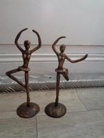 2 bronzen ballerinas, Antiek en Kunst, Ophalen of Verzenden, Brons