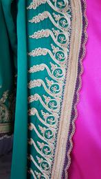 Tekchita / Lebsa - Maat 34/36 - Groen & Fuchsia, Galajurk, Ophalen of Verzenden, Zo goed als nieuw, Maat 36 (S)