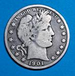 USA 1/2 dollar 1901, Verzenden, Noord-Amerika, Losse munt, Zilver