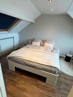 Wit bed 160x200 verstelbaar (evt ook met matras en topper), Ophalen, Wit, Tweepersoons, 200 cm