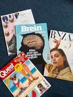 Diverse Tijdschriften - Quote, Brein, Bazaar, Quest, Ophalen of Verzenden, Gelezen, Overige typen