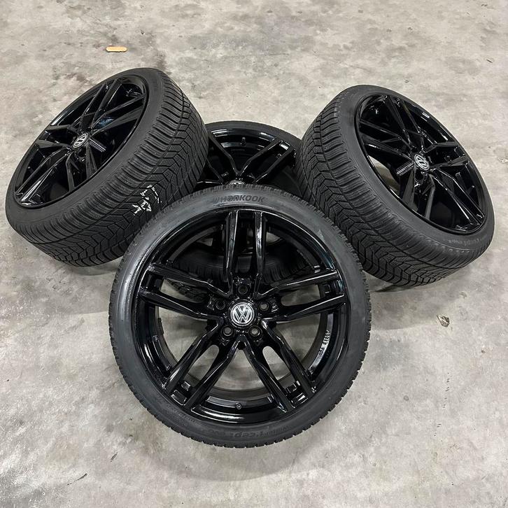 18” winterset alutec golf 8 gti gte zgan hankook i*cept evo, Auto-onderdelen, Banden en Velgen, Banden en Velgen, Winterbanden