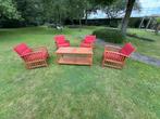 Leuke tuin loungeset 4 stoelen en tafel, Tuin en Terras, Tuinsets en Loungesets, Ophalen, Gebruikt