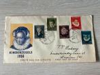 FDC - Kinderzegels 1956 (12 november), Postzegels en Munten, Verzenden, Beschreven, Nederland