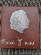 Muntenalbum Juliana 1948-1980 met 250 Belgische munten, Verzenden