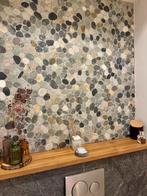 Natuurstenen Pebbles Sliced 30x30cm – 2,5 m2, Doe-het-zelf en Verbouw, Tegels, Ophalen, Overige materialen, Overige typen, Nieuw