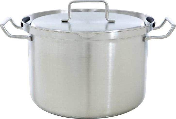 Gezocht Gero pan  24 cm, Huis en Inrichting, Keuken | Potten en Pannen, Gebruikt, Kookpan of Snelkookpan, Rvs, Ophalen