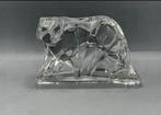 Baccarat Crystal Art Deco-sculptuur Kristal tijger Chevalier, Antiek en Kunst, Ophalen of Verzenden