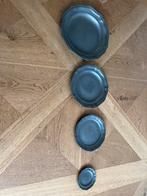 Set van Tinnen Borden, Antiek en Kunst, Antiek | Tin, Ophalen