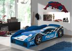 Autobed Police Car - Peuterbed - 70x140 - Blauw, Kinderen en Baby's, Kinderkamer | Bedden, Niet ingevuld, Niet ingevuld, Nieuw