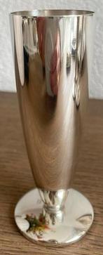 Vintage verzilverd vaasje, Ophalen of Verzenden, Zilver