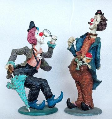 2 x Vintage Pucci Arnart  Clown Beeldjes beeldjes 30 cm beschikbaar voor biedingen