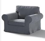 Hoes Ektorp fauteuil IKEA Nordvalla grijs, Huis en Inrichting, Fauteuils, Ophalen, Gebruikt, 75 tot 100 cm, 75 tot 100 cm