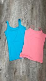Zgan 2dames  tops met dunne bandjes S yaya, Ophalen of Verzenden, Zo goed als nieuw, Blauw, Zonder mouw