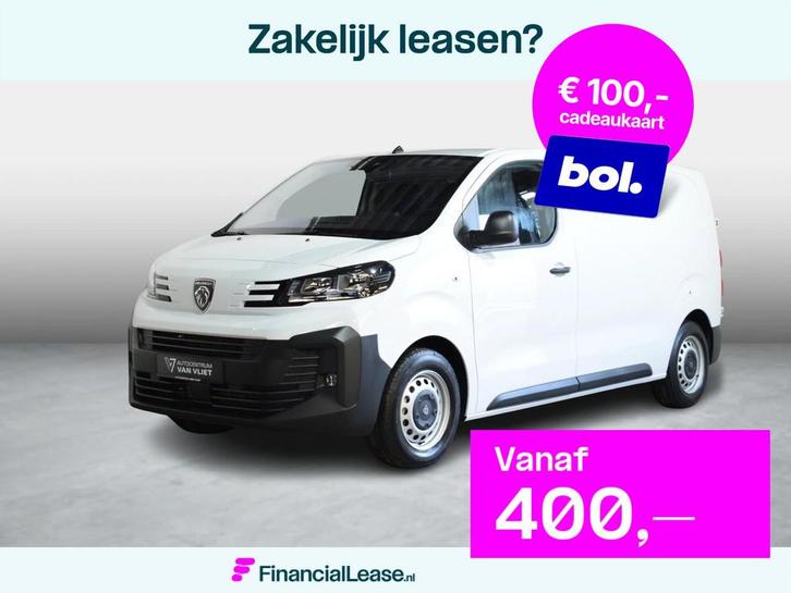Peugeot Expert L2 2.0 145PK | BETIMMERING | CAMERA + SENSORE, Auto's, Bestelauto's, Bedrijf, Lease, Financial lease, ABS, Achteruitrijcamera