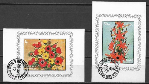V.A.R. Sharjah 1972 Kunst schilderij stilleven vel CTO, Postzegels en Munten, Postzegels | Azië, Gestempeld, Midden-Oosten, Verzenden