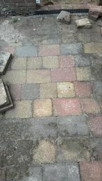 9m2 stoeptegels, Tuin en Terras, Tegels en Klinkers, Ophalen, Gebruikt, Beton, 10 m² of meer