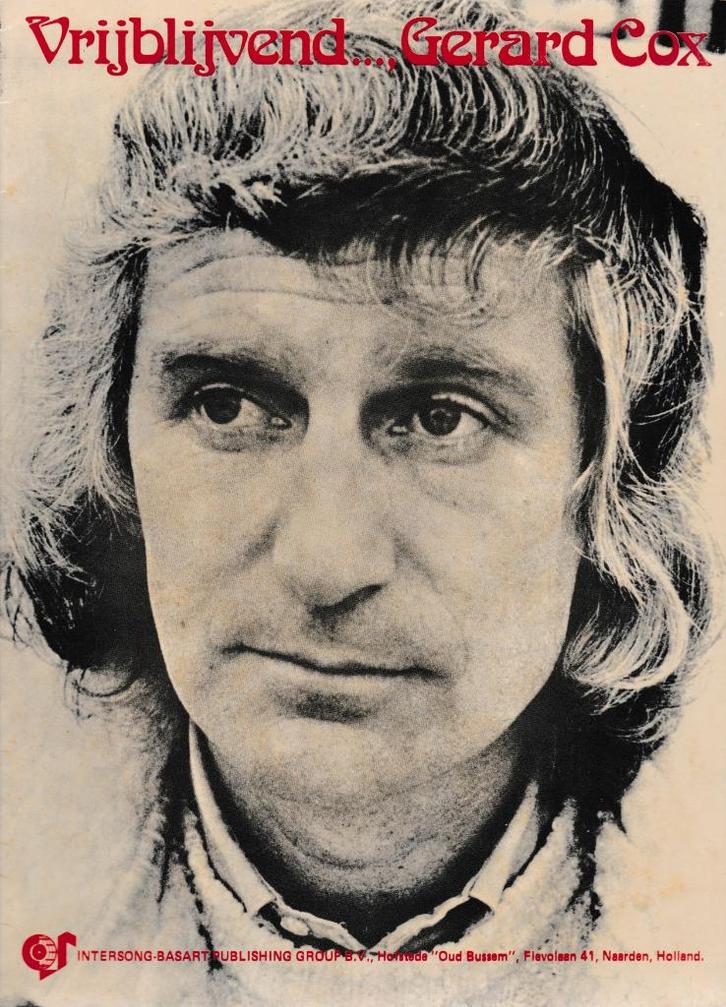 Gerard Cox - Vrijblijvend...,, Muziek en Instrumenten, Bladmuziek, Gebruikt, Artiest of Componist, Populair, Ophalen of Verzenden