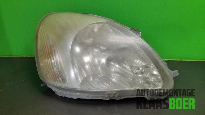 Koplamp rechts van een Toyota Yaris, Gebruikt, -, -, Ophalen of Verzenden