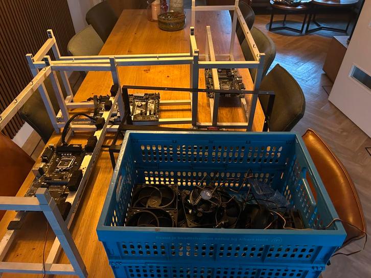 Grote PC componenten+mining bulk, Doe-het-zelf en Verbouw, Metalen, Zo goed als nieuw, Ophalen