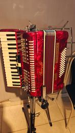 Serenelli accordeon, Muziek en Instrumenten, Accordeons, 72-bas, Toetsaccordeon, Zo goed als nieuw, Ophalen