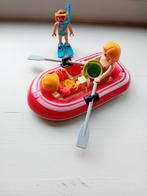 Playmobil setje gezinnetje in rubberboot, Ophalen of Verzenden, Zo goed als nieuw