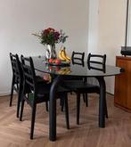 La Redoute rookglazen tafel 6 personen, Gebruikt, 100 tot 150 cm, Glas, Vier personen