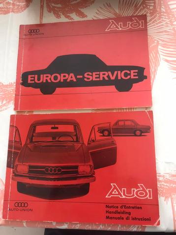 Audi 80 handleiding en onderhoudsboekjes 1966 beschikbaar voor biedingen