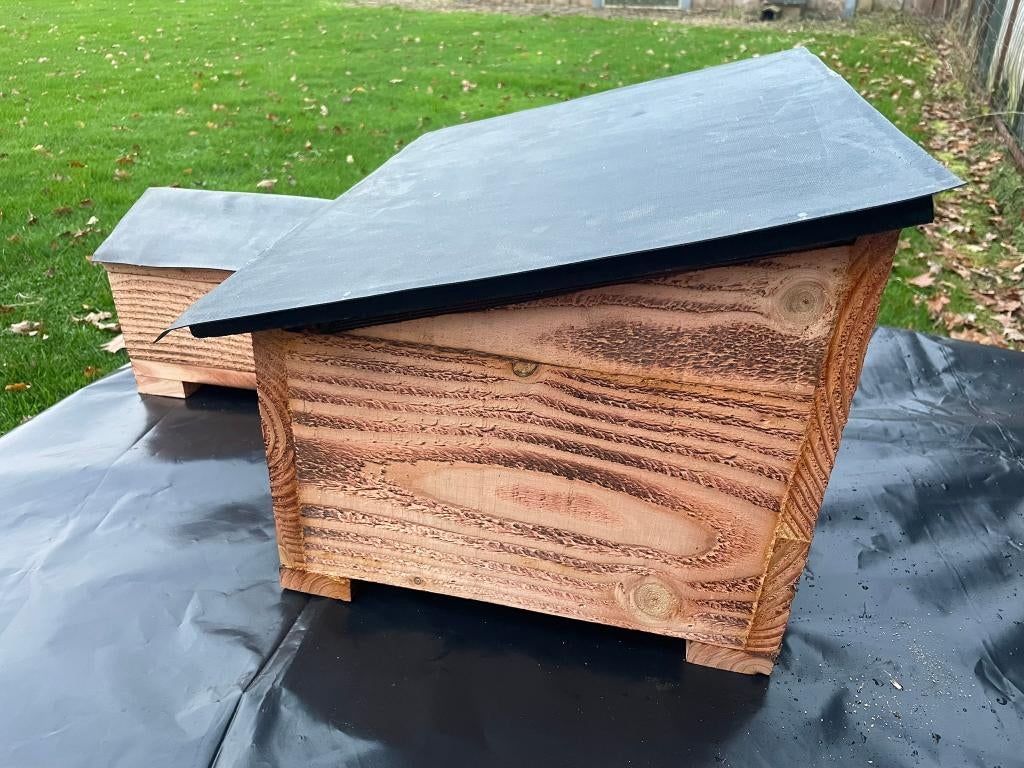 Egelhuisje plus* handgemaakt met inschuifbare tunneltje, Dieren en Toebehoren, Knaagdieren en Konijnen | Toebehoren, Nieuw, Overige typen