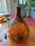 Glazen bruine gistfles, Ophalen