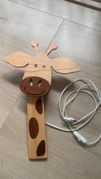 Leuke houten giraffe wandlamp te koop, Ophalen, Zo goed als nieuw, Jongetje of Meisje