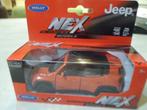 Welly - Jeep Renegade [oranje] 1/40 MIB, Ophalen of Verzenden, Nieuw, Auto